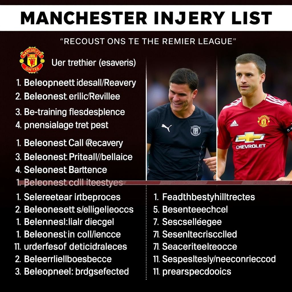 半岛体育直播-曼联伤病名单更新，关键球员状态备受关注