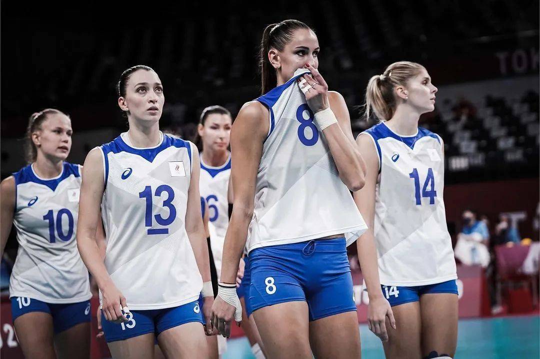 女子排球比赛中俄罗斯队夺冠